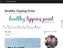Tablet Screenshot of healthytippingpoint.com